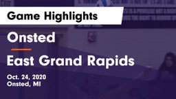 Onsted  vs East Grand Rapids  Game Highlights - Oct. 24, 2020