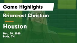 Briarcrest Christian  vs Houston  Game Highlights - Dec. 28, 2020