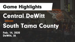 Central DeWitt vs South Tama County  Game Highlights - Feb. 14, 2020