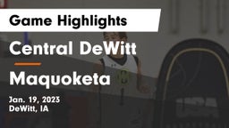 Central DeWitt  vs Maquoketa  Game Highlights - Jan. 19, 2023