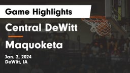 Central DeWitt  vs Maquoketa  Game Highlights - Jan. 2, 2024