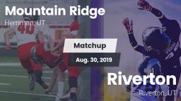 Matchup: Mountain Ridge High  vs. Riverton  2019
