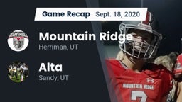 Recap: Mountain Ridge  vs. Alta  2020