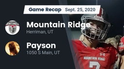 Recap: Mountain Ridge  vs. Payson  2020