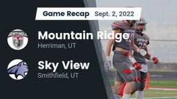 Recap: Mountain Ridge  vs. Sky View  2022