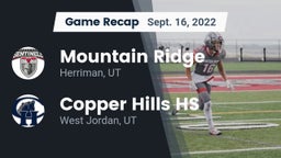 Recap: Mountain Ridge  vs. Copper Hills HS 2022