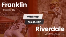 Matchup: Franklin  vs. Riverdale  2017