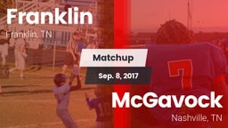 Matchup: Franklin  vs. McGavock  2017