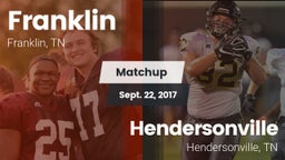 Matchup: Franklin  vs. Hendersonville  2017
