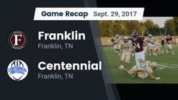 Recap: Franklin  vs. Centennial  2017