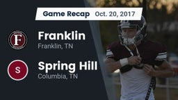 Recap: Franklin  vs. Spring Hill  2017