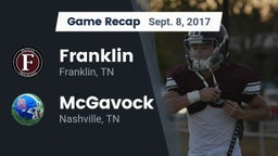 Recap: Franklin  vs. McGavock  2017