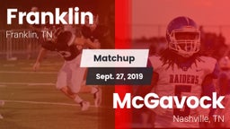 Matchup: Franklin  vs. McGavock  2019