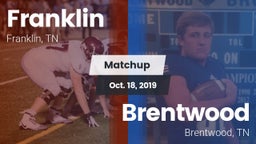 Matchup: Franklin  vs. Brentwood  2019