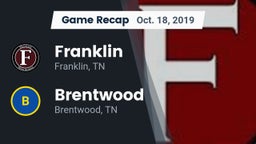 Recap: Franklin  vs. Brentwood  2019
