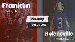 Matchup: Franklin  vs. Nolensville  2019