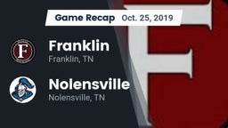 Recap: Franklin  vs. Nolensville  2019