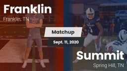 Matchup: Franklin  vs. Summit  2020