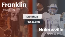 Matchup: Franklin  vs. Nolensville  2020