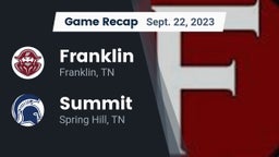Recap: Franklin  vs. Summit  2023