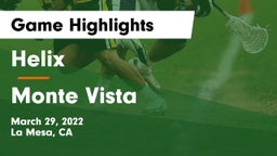 Helix  vs Monte Vista Game Highlights - March 29, 2022