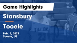 Stansbury  vs Tooele  Game Highlights - Feb. 2, 2023