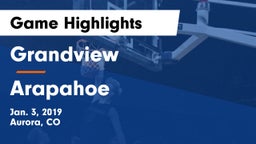Grandview  vs Arapahoe  Game Highlights - Jan. 3, 2019