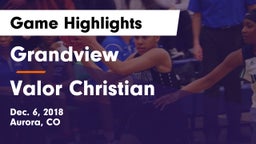 Grandview  vs Valor Christian  Game Highlights - Dec. 6, 2018