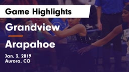 Grandview  vs Arapahoe  Game Highlights - Jan. 3, 2019