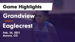 Grandview  vs Eaglecrest  Game Highlights - Feb. 26, 2021