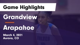 Grandview  vs Arapahoe  Game Highlights - March 4, 2021