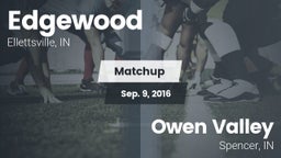 Matchup: Edgewood  vs. Owen Valley  2016