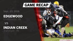 Recap: Edgewood  vs. Indian Creek  2016