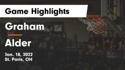 Graham  vs Alder  Game Highlights - Jan. 18, 2022