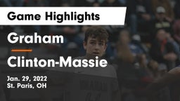 Graham  vs Clinton-Massie  Game Highlights - Jan. 29, 2022