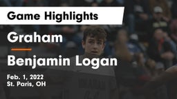 Graham  vs Benjamin Logan  Game Highlights - Feb. 1, 2022