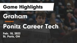 Graham  vs Ponitz Career Tech  Game Highlights - Feb. 18, 2022