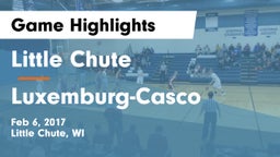 Little Chute  vs Luxemburg-Casco  Game Highlights - Feb 6, 2017