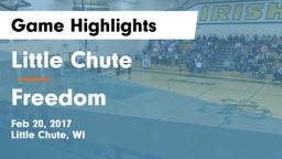 Little Chute  vs Freedom  Game Highlights - Feb 20, 2017