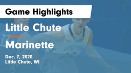 Little Chute  vs Marinette  Game Highlights - Dec. 7, 2020