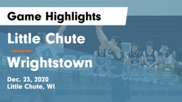 Little Chute  vs Wrightstown  Game Highlights - Dec. 23, 2020