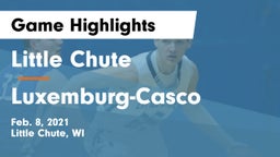 Little Chute  vs Luxemburg-Casco  Game Highlights - Feb. 8, 2021