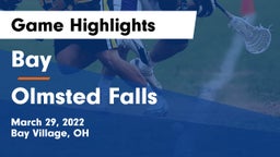 Bay  vs Olmsted Falls  Game Highlights - March 29, 2022