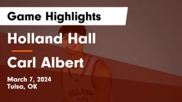 Holland Hall  vs Carl Albert   Game Highlights - March 7, 2024