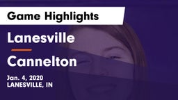 Lanesville  vs Cannelton  Game Highlights - Jan. 4, 2020