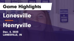 Lanesville  vs Henryville  Game Highlights - Dec. 4, 2020