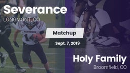 Matchup: Severance High Schoo vs. Holy Family  2019