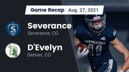 Recap: Severance  vs. D'Evelyn  2021