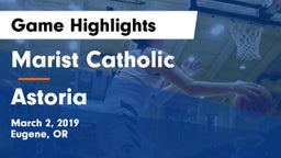 Marist Catholic  vs Astoria  Game Highlights - March 2, 2019