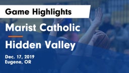 Marist Catholic  vs Hidden Valley  Game Highlights - Dec. 17, 2019